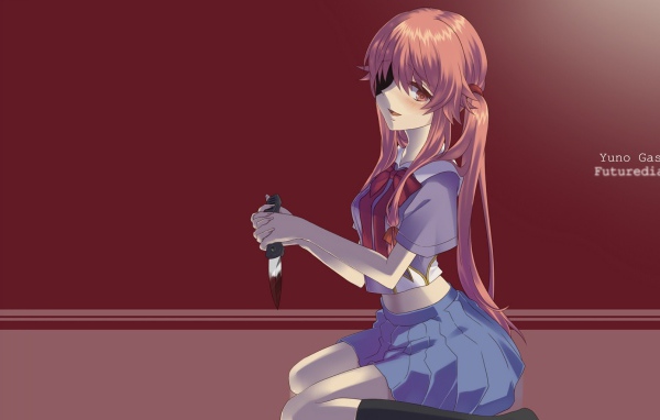 Юно Гассаи в аниме Яндере