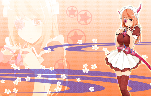 Милая девушка в аниме Onigirl