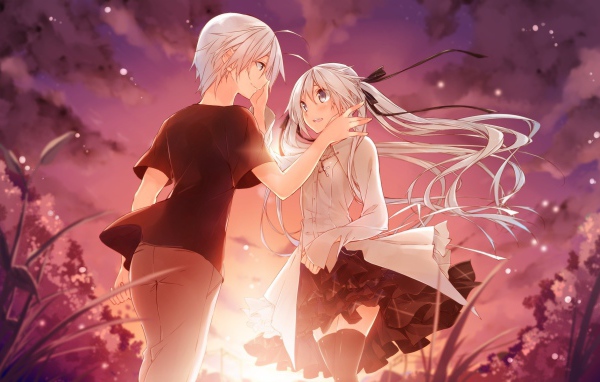 Влюбленные в аниме Связанные небом