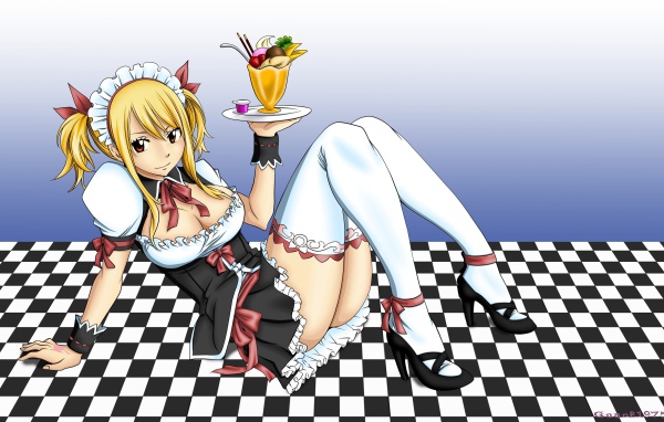 Горничная в аниме Сказка о хвосте феи