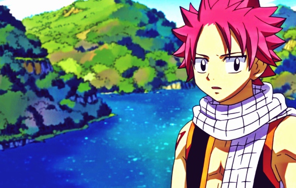 Парень аниме Dragneel Natsu