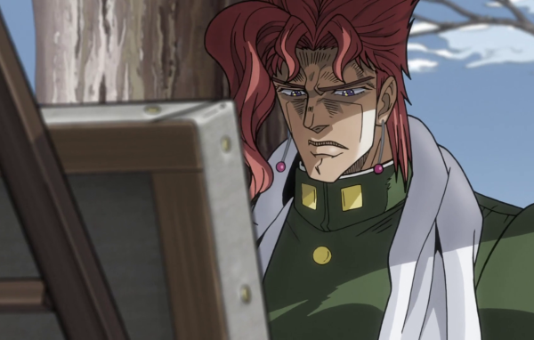 Парень из аниме Приключения Джоджо