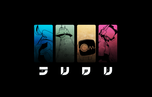 Манга аниме 49 дней, черный фон