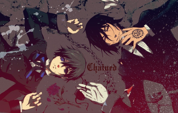 Манга аниме Тёмный дворецкий