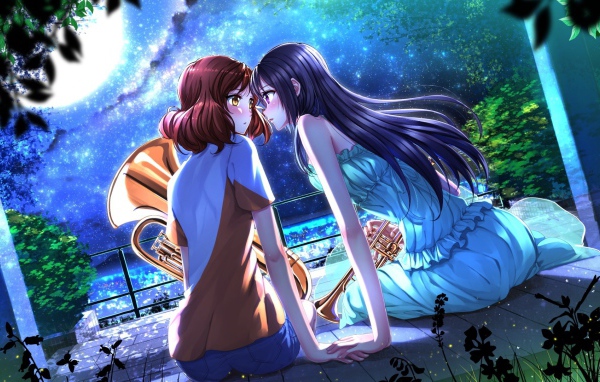 Музыкальный дуэт в аниме Играй, Эуфониум