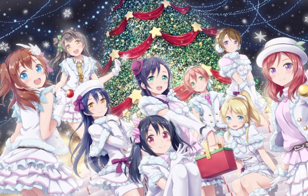 Новогодний праздник в аниме Love Live