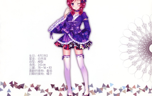 Нишикино Маки персонаж аниме Love Live