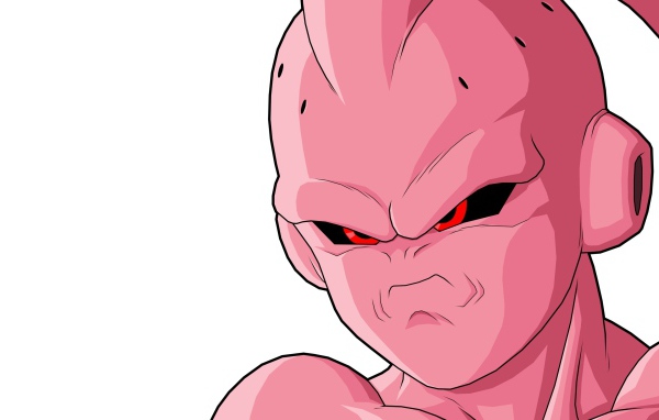 Розовый тролль из аниме Dragon Ball