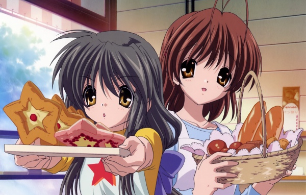 Угощение в аниме Кланнад