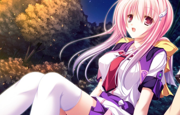 Школьница Мики из аниме Мост в звездное небо