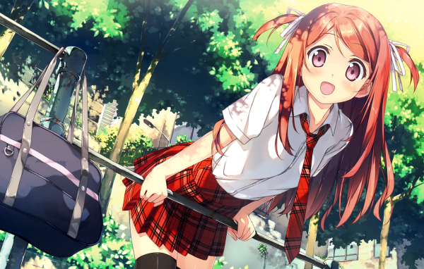 Школьница из аниме Kantoku