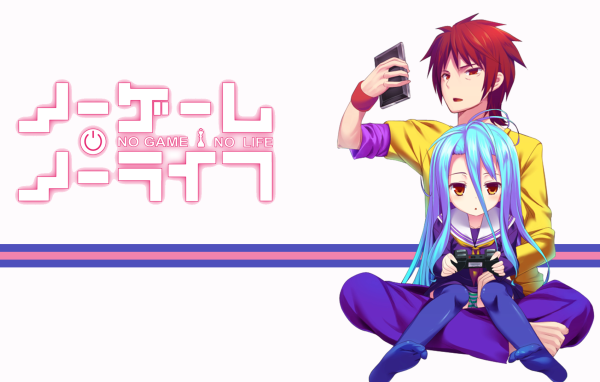 Сора и Широ из аниме Игра на выживание