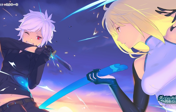 Сражение в аниме Может, я встречу тебя в подземелье