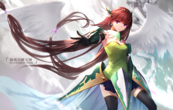 Девушка от художника аниме swd3e2