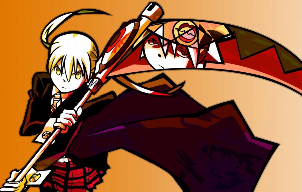 Девушка в аниме Soul Eater