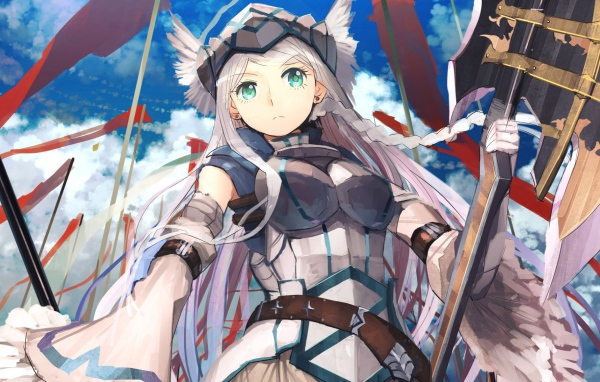Девушка воин из аниме Лог Горизонт