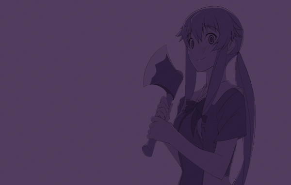 Девушка с топором, аниме Яндере