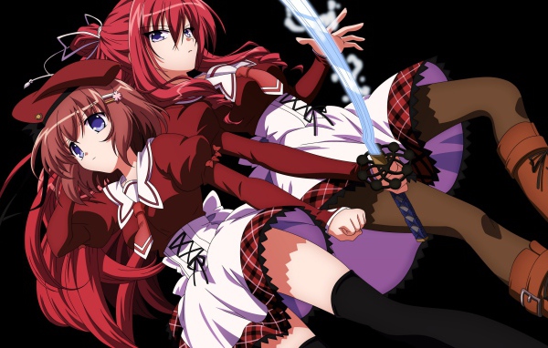 Две девушки из аниме 11 глаз