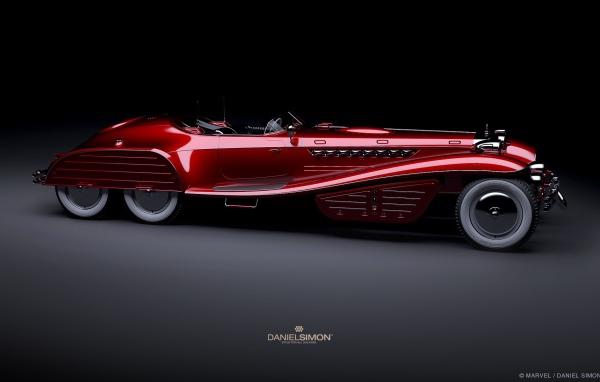Супер мощный автомобиль из комиксов