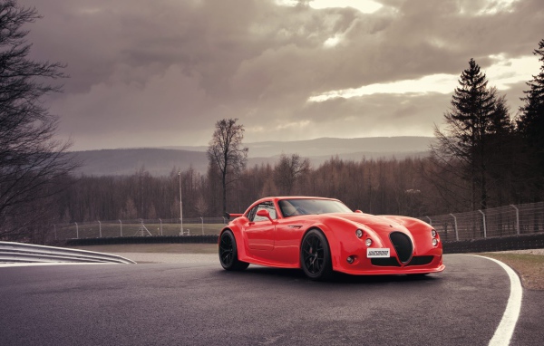 Авто Wiesmann на дороге