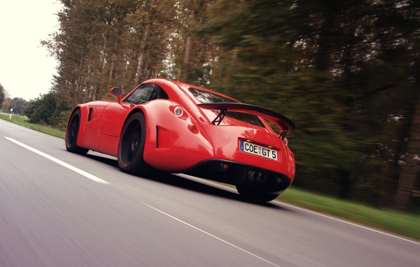 Спорт кар Wiesmann на фоне леса