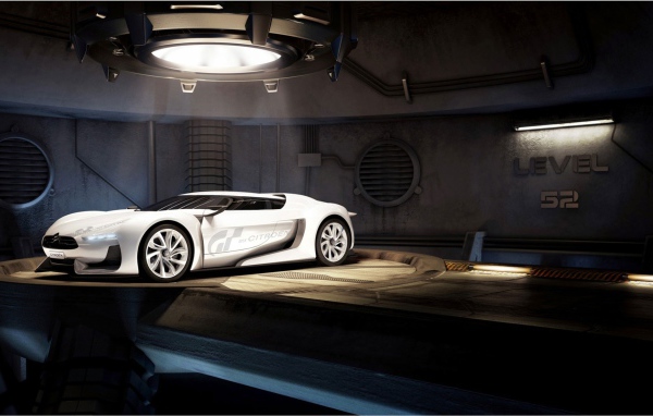 Белый  Citroën Gran Turismo