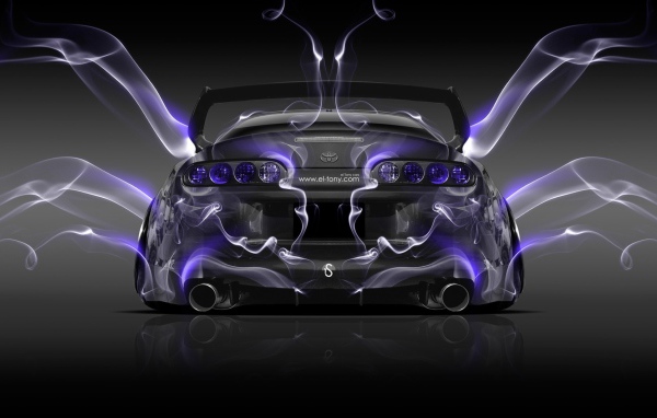 Голубая энергия Toyota Supra