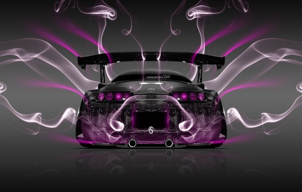 Фиолетовая энергия Toyota Supra