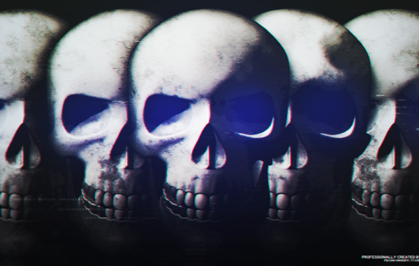 Злобные черепа, фон