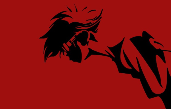 Аниме Ковбой Бибоп, красный фон