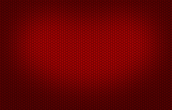 Черные соты, красный фон