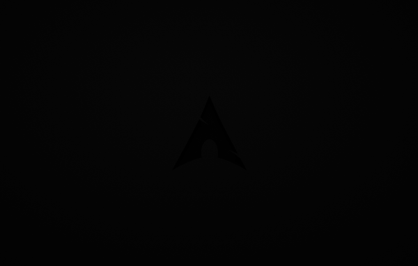 Черный символ на сером фоне