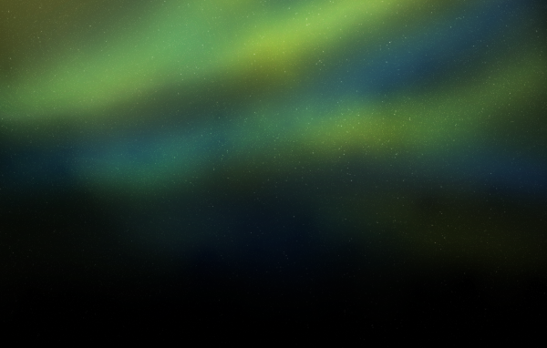 Сине зеленый фон звездного неба