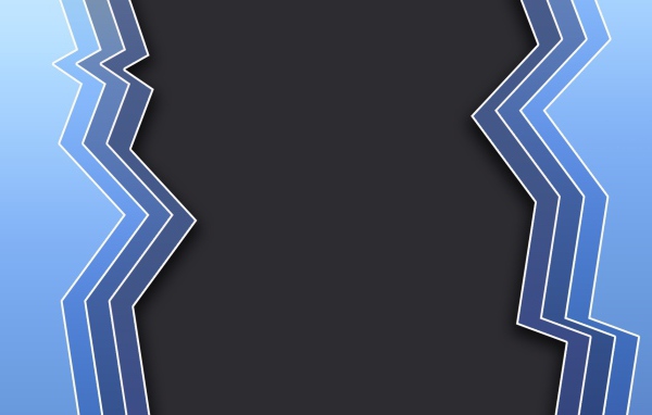 Голубые панели на сером фоне