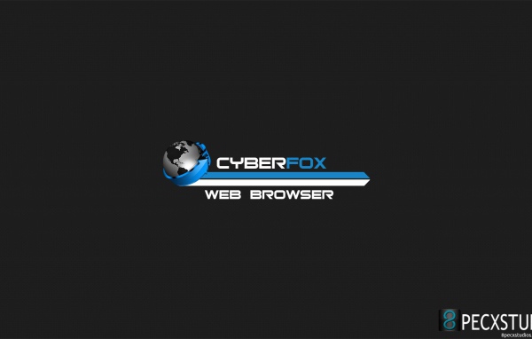 Браузер Cyberfox, голубой на сером фоне