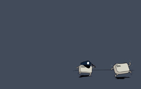 Кнопка полицейский гонится за кнопкой нарушителем