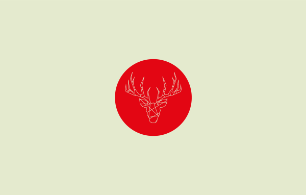 Олень на флаге Японии
