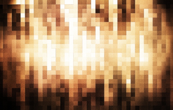 Цифровой фон оранжевый