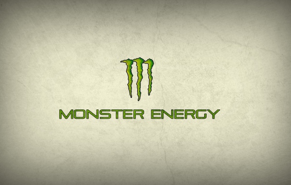 Напиток Monster Energy, серый фон