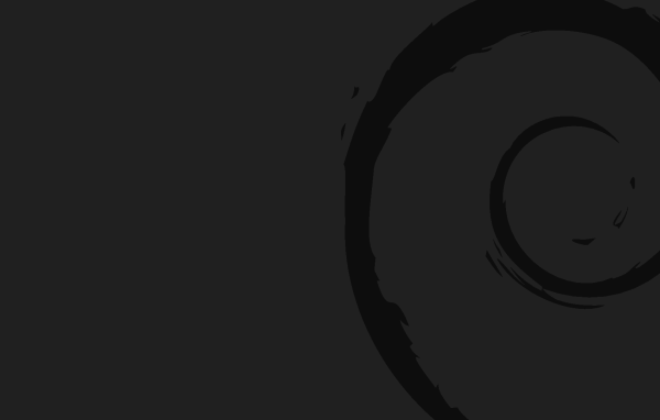 Серый фон Debian
