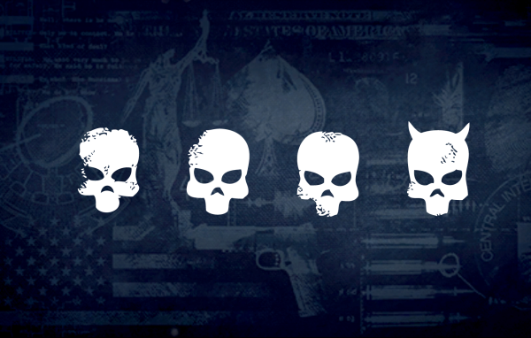 Маски Payday 2, фон флаг