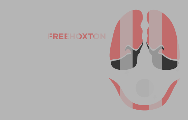 Маска Payday 2, серый фон