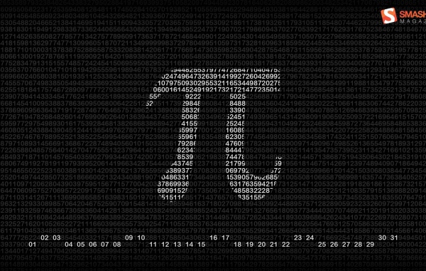 Число Пи, фон цифры