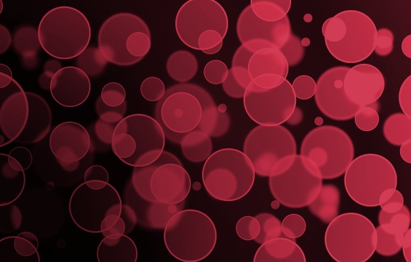 Розовые блики на красном фоне