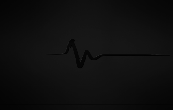 Пульс, серый фон