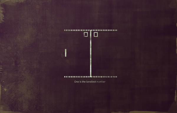 Ретро игра Понг, фон