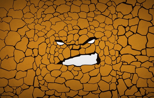 Каменный человек, фон