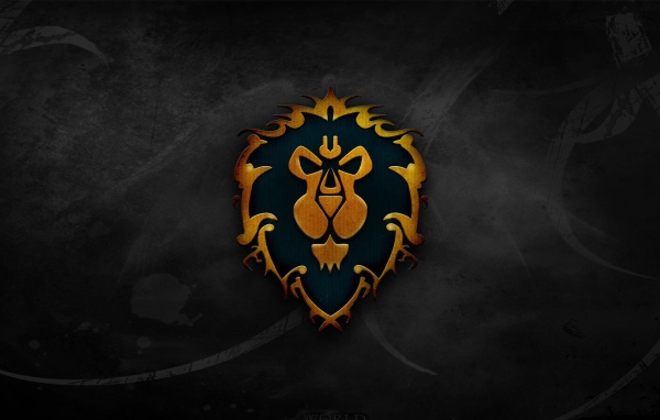 Символ клана World of Warcraft, черный фон