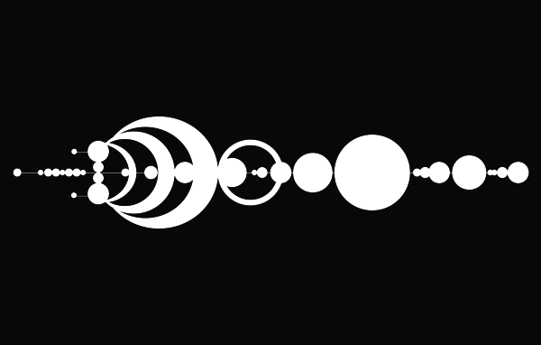 Геометрический орнамент, серый фон