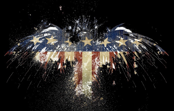 Символ орел, флаг США